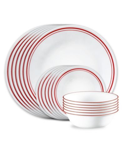 Corelle Logan 18-Pc. Dinnerware Set, Service For 6