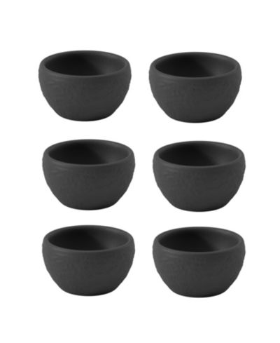 Villeroy & Boch Manufacture Rock Salt & Pepper Cellars, Set of 6