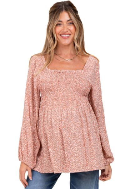 Pinkblush Женский туник-топ с принтом smocked