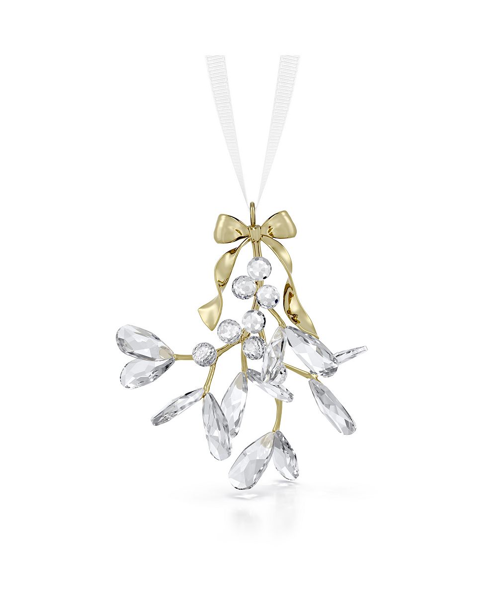 Swarovski новогодняя подвеска Holiday Magic в виде омелы