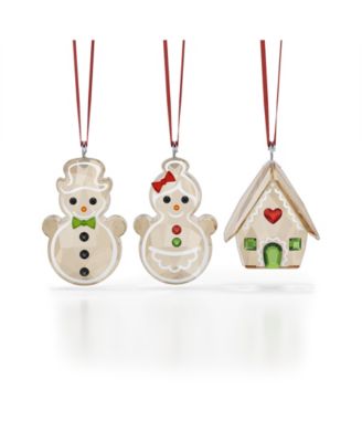 Swarovski Holiday Cheers Gingerbread Ornament Set