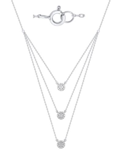 Колье с бриллиантом Diamond Necklace в Sterling Silver