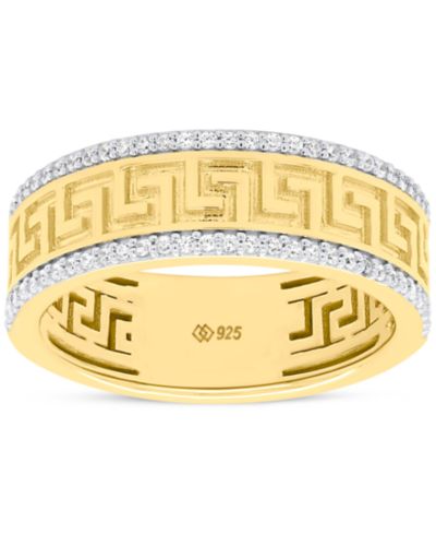 Macy's Diamond Ring (1/4 ct. t.w.) in 14k Gold Plated Sterling Silver