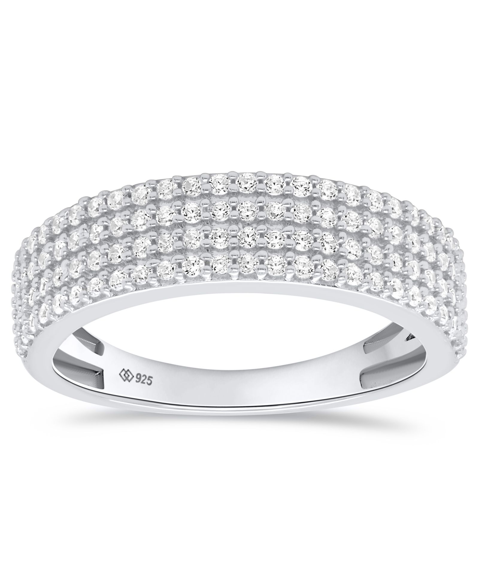 Macy's White Diamond Ring (1/2 ct. t.w.) in Sterling Silver