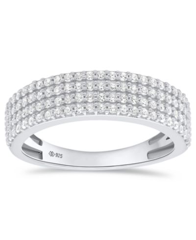 Macy's White Diamond Ring (1/2 ct. t.w.) in Sterling Silver