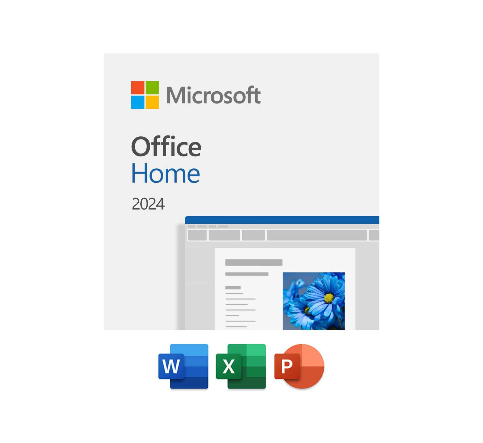 Microsoft Office Home 2024 для PC/Mac, 1 пользователь