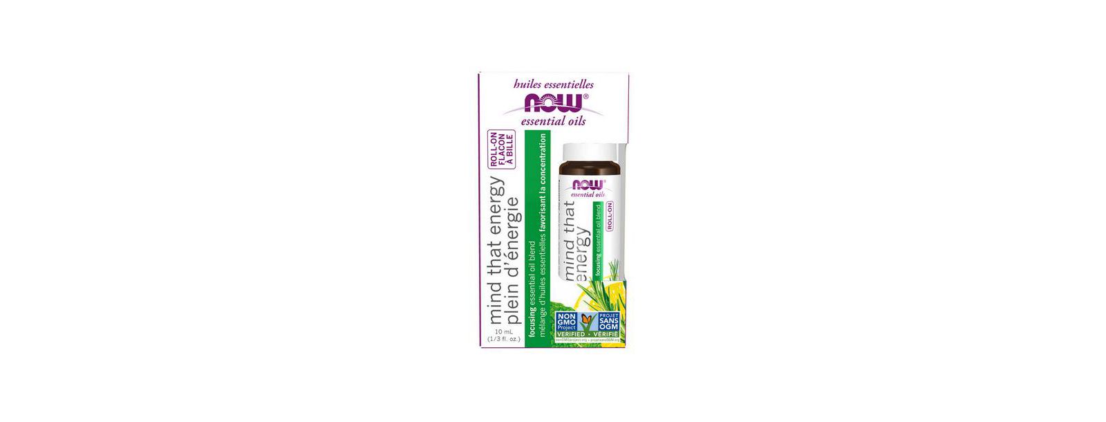 NOW Foods эфирные масла Mind That Energy, 10 ml