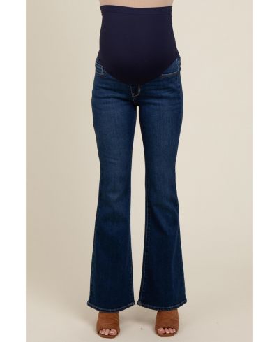 Женские джинсы Pinkblush Navy Blue Flare Leg