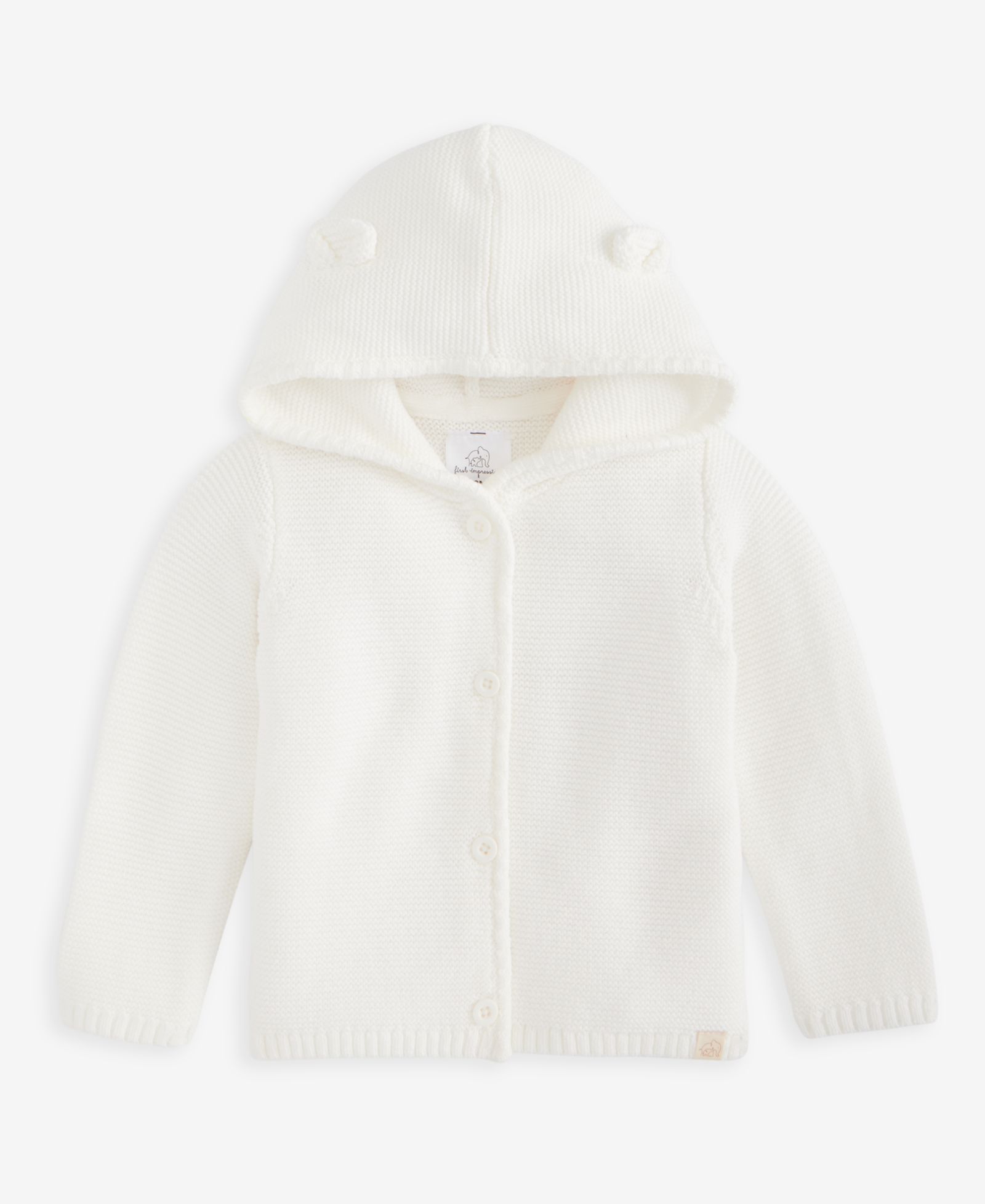 First Impressions Everyday Baby EssentialsBaby Boys' Hooded Sweater-Knit Cotton Cardigan, Macy's Exclusive