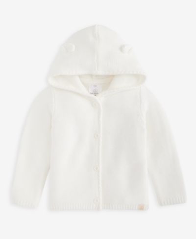 First Impressions Everyday Baby EssentialsBaby Boys' Hooded Sweater-Knit Cotton Cardigan, Macy's Exclusive