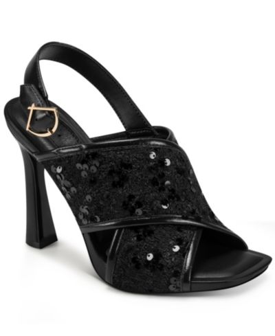KARL LAGERFELD PARIS Женские босоножки Colbie Crossband с пайетками