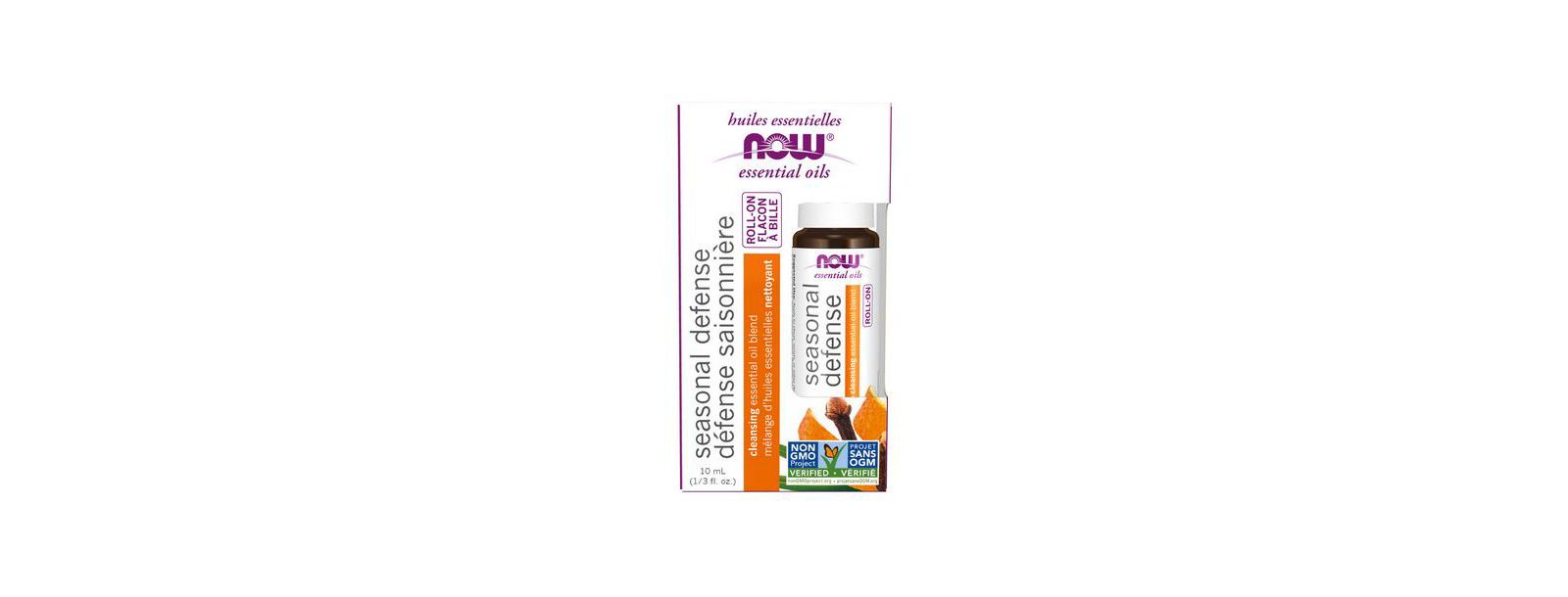 Масло для очищения NOW Foods Seasonal Defense Roll-On, 10 ml