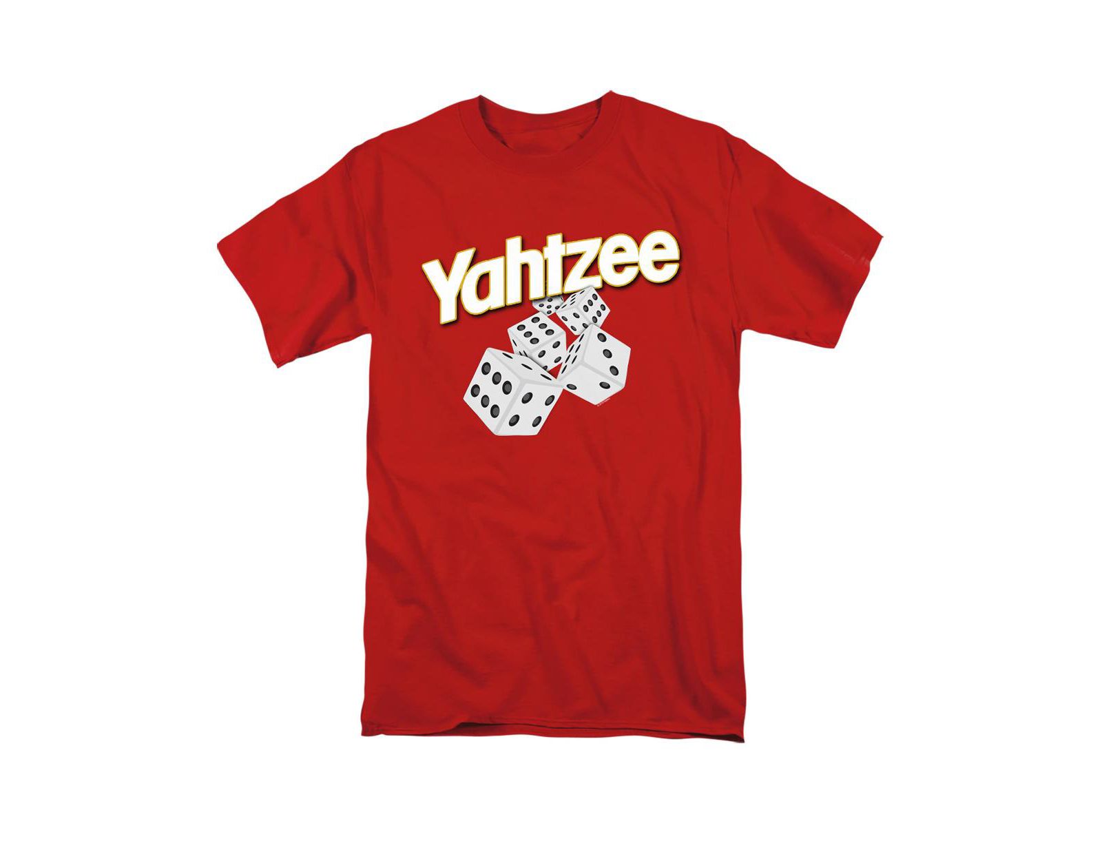 Мужская футболка Hasbro+ Yahtzee Logo с игральными костями