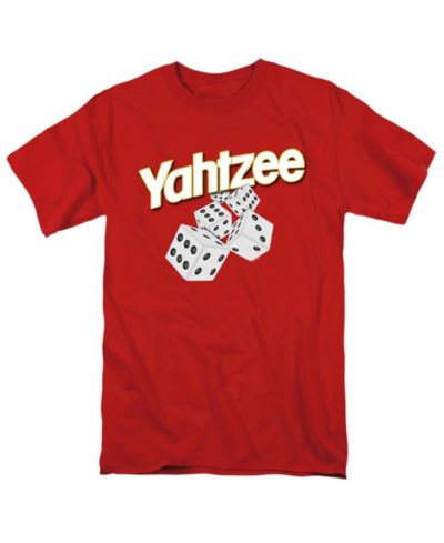 Мужская футболка Hasbro+ Yahtzee Logo с игральными костями