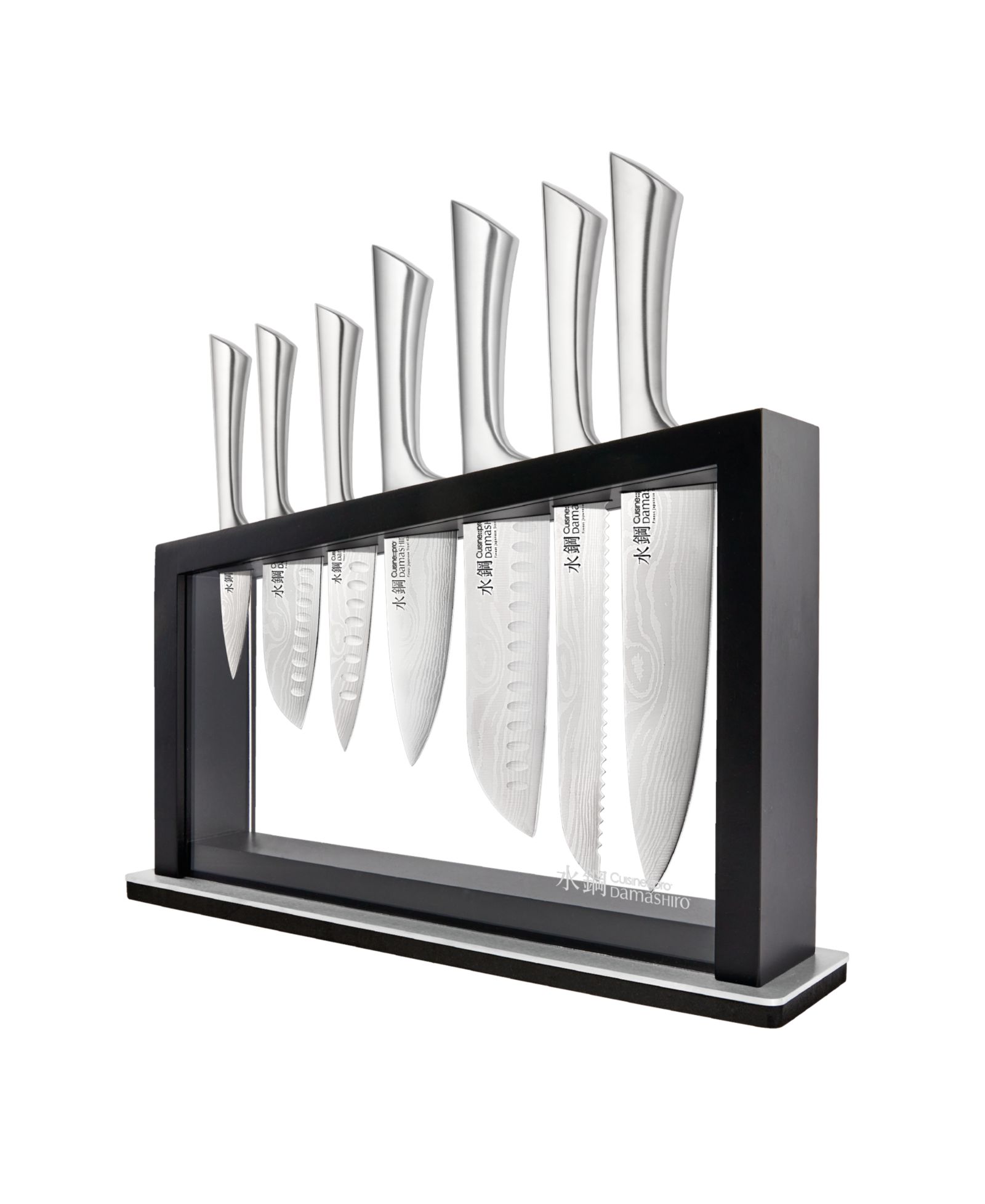 Набор ножей Cuisine::pro® Damashiro Satori 8-Pc. в подставке