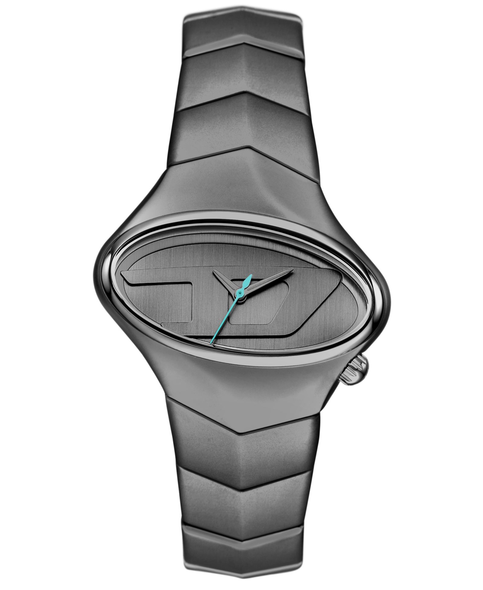Мужские часы Diesel Men's D-Rush Quartz Three-Hand Gunmetal Stainless Steel, 42mm