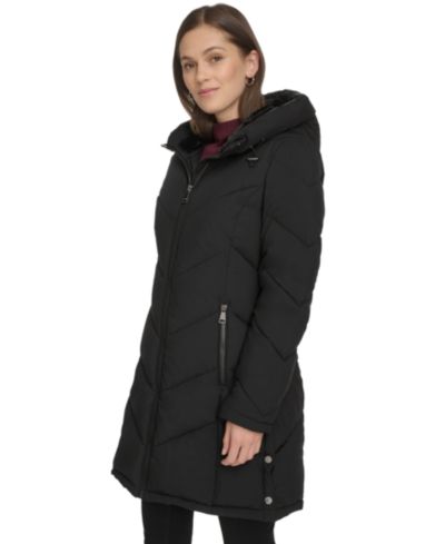 Calvin Klein Women's Hooded Puffer Coat