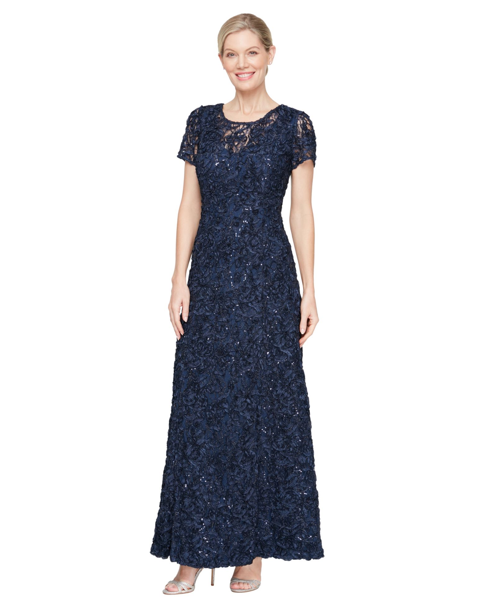 Платье Alex Evenings Petite Soutache Sequin A-Line