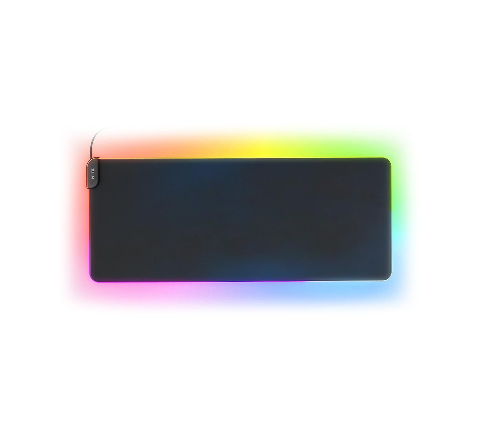 Hyte Cnvs USB-C qRGB LED Extended Gaming Mouse Pad