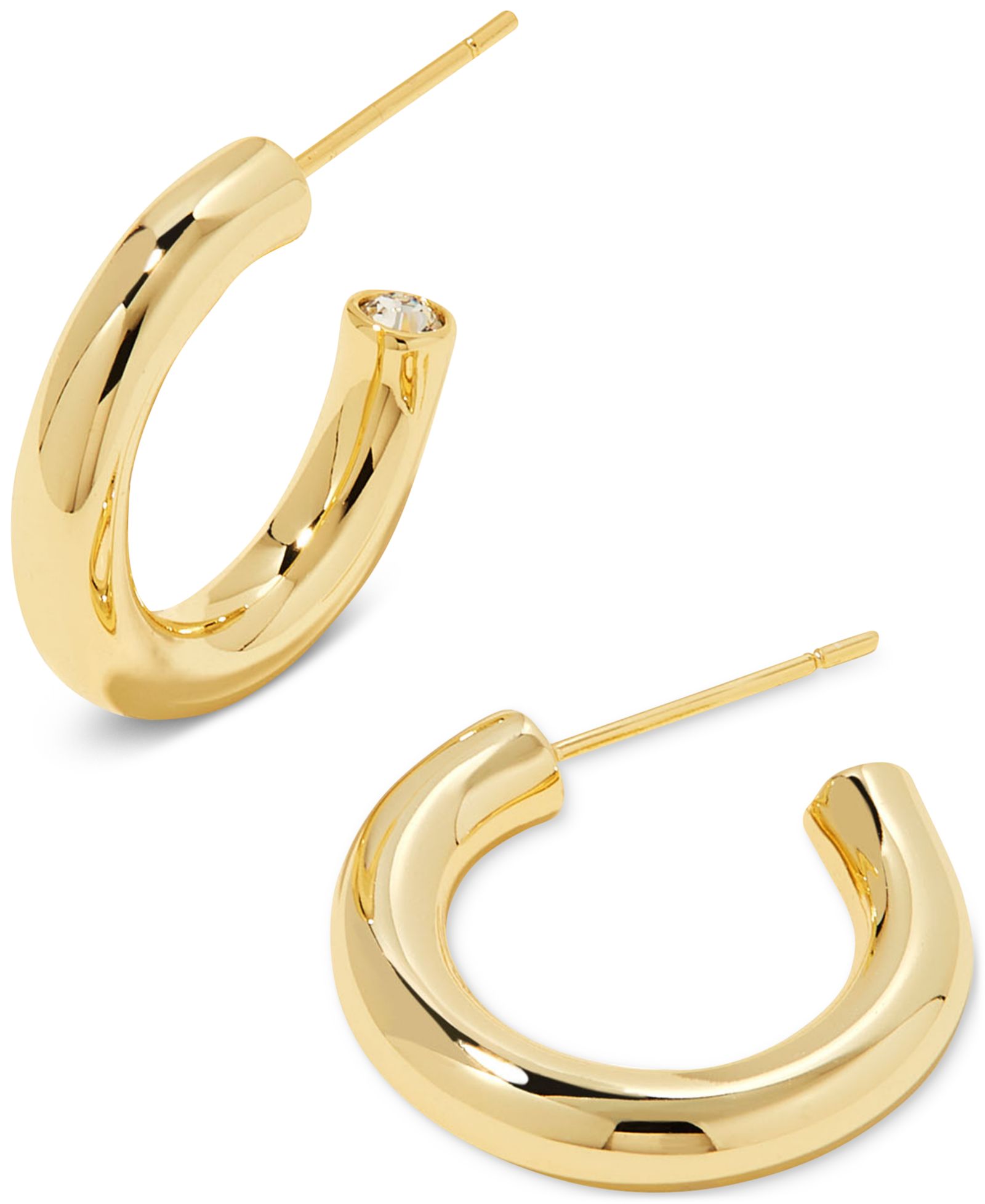 Kendra Scott серьги-кольца Colette Huggie с покрытием 14k Gold Plated