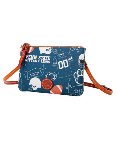 Женская сумка через плечо Dooney & Bourke Penn State Nittany Lions Top Zip Crossbody