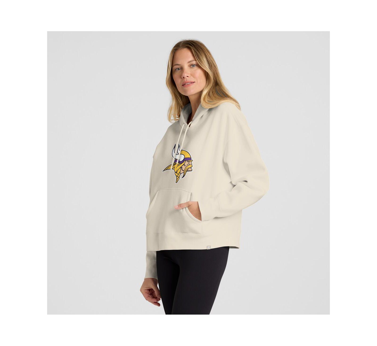 Женское худи Fanatics Cream Minnesota Vikings Dove Legacy Pullover