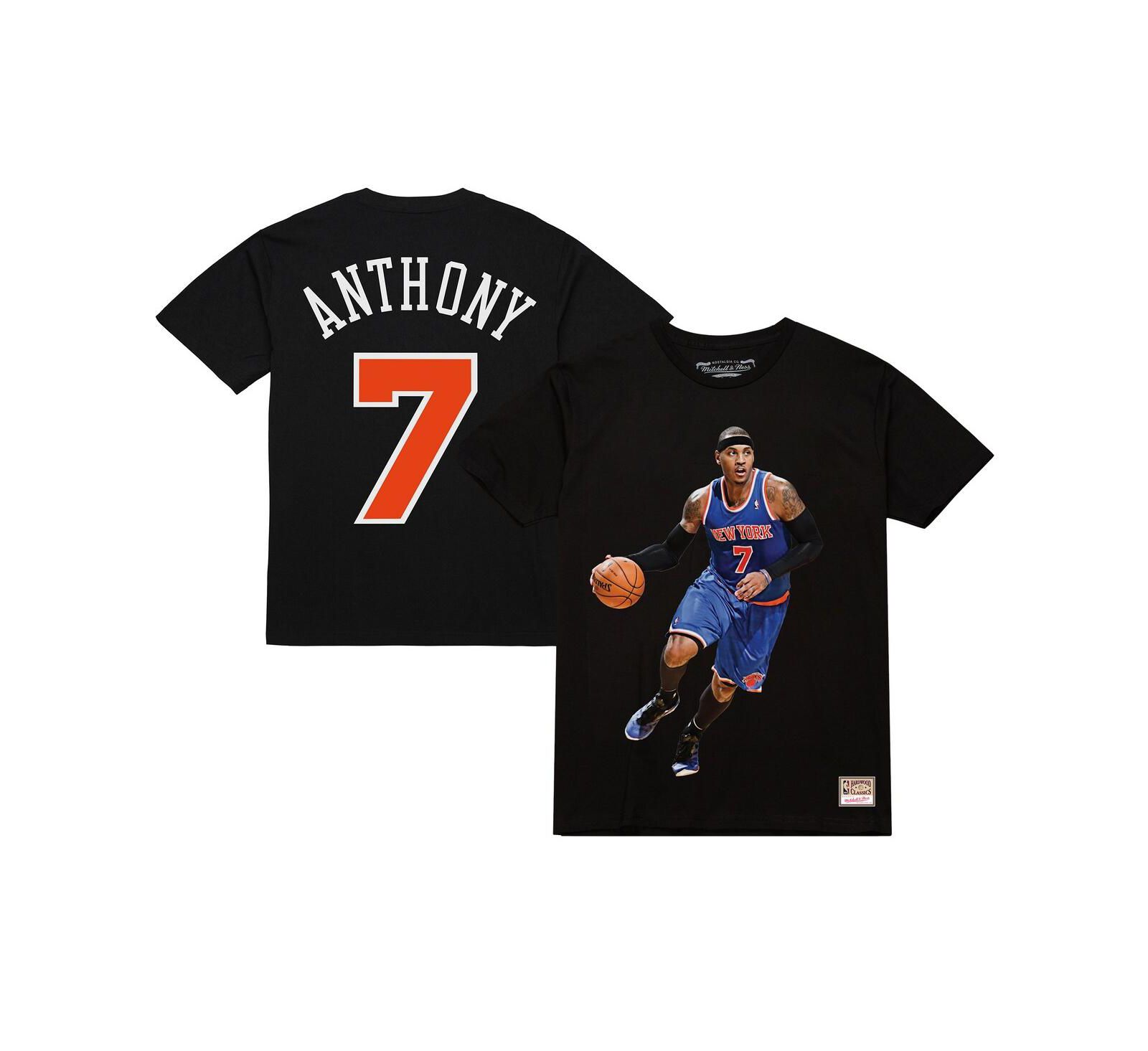 Mitchell & Ness Мужская футболка Carmelo Anthony New York Knicks Ultimate Player Name & Number