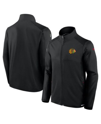 Fanatics Мужская флисовая куртка Chicago Blackhawks Authentic Pro Rink Black