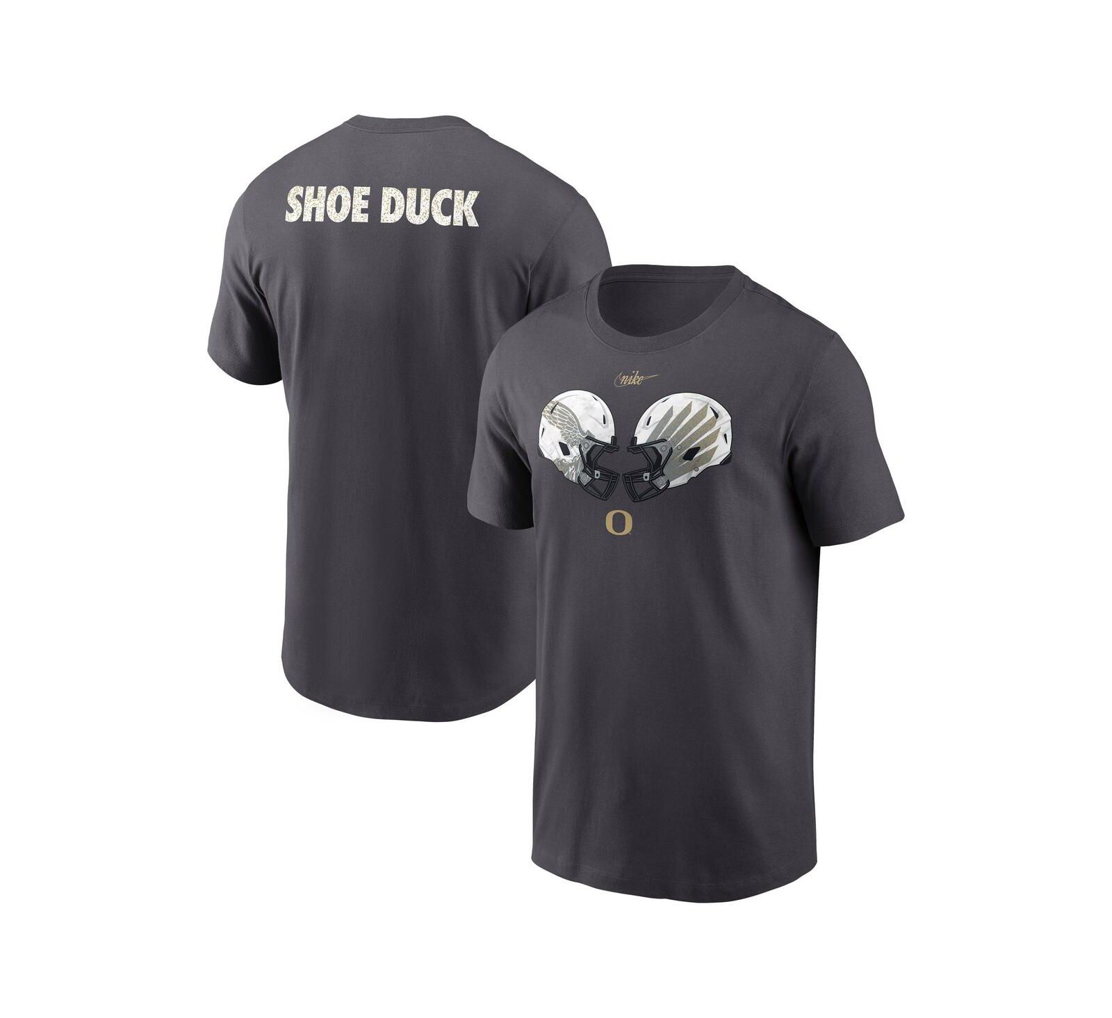 Nike Men's Anthracite Oregon Ducks Shoe Duck Unstoppable Force Dri-FIT T-Shirt