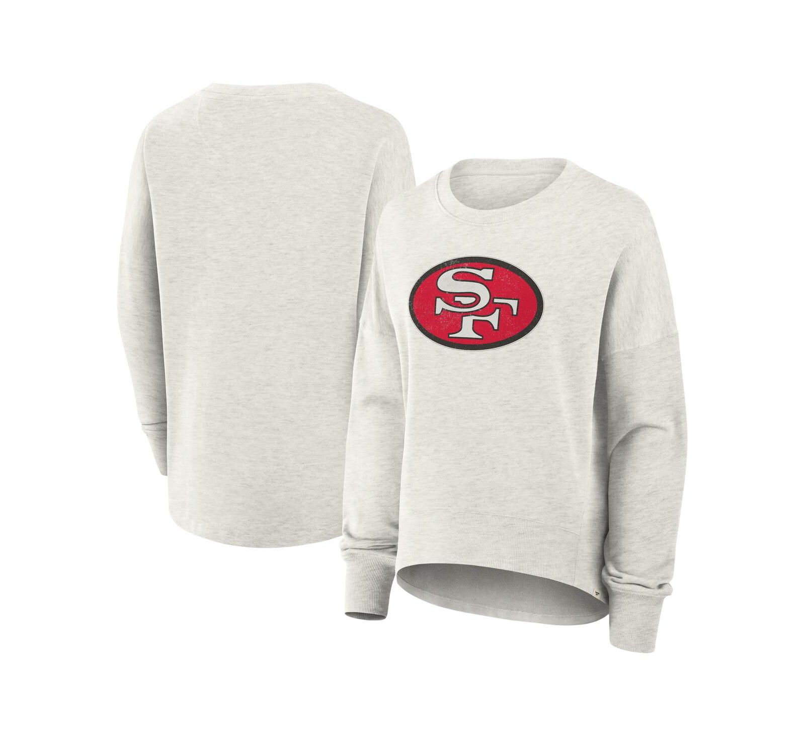 Fanatics Женская свитшот-толстовка San Francisco 49ers Oversized Heather Gray