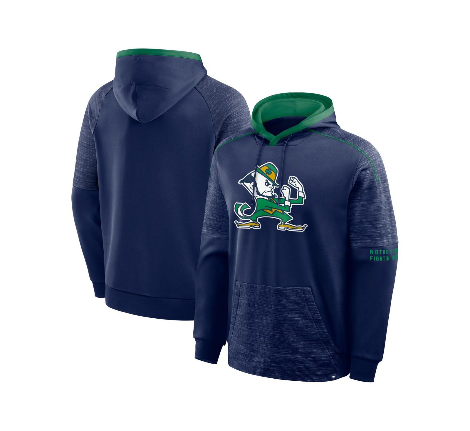 Мужское худи Fanatics Notre Dame Fighting Irish Quad Defender Pullover