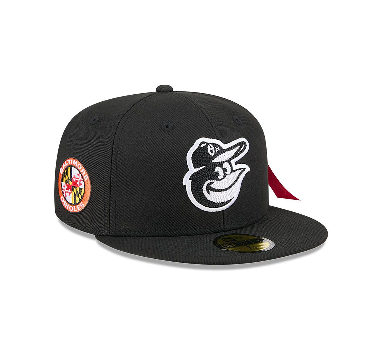 Му Eliminationская кепка New Era x Alpha Industries Black Baltimore Orioles 59FIFadienY Fitted