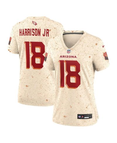Женская джерси Nike Women's Marvin Harrison Jr. Natural Arizona Cardinals 2025 Rivalries Collection Game Jersey