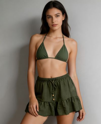 Женские шорты Dotti Women's Voile Pull-On Swim Cover-Up