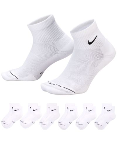 Nike Unisex Everyday Elevated Ankle Socks, 6-Pack