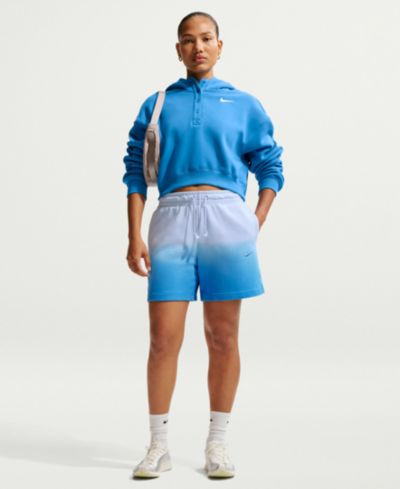 Nike Женские спортивные шорты Phoenix Fleece с завышенной талией