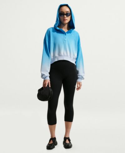 Nike Women's Sportswear Phoenix Fleece Oversized Henley Hoodie