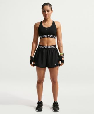 Женский спортивный бюстгальтер Nike Pro 365 с легкой поддержкой, без подкладки