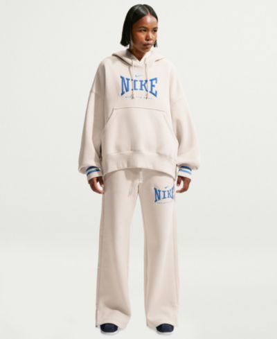 Nike Sportswear Phoenix Fleece Женские брюки с высокой посадкой и широкими штанинами