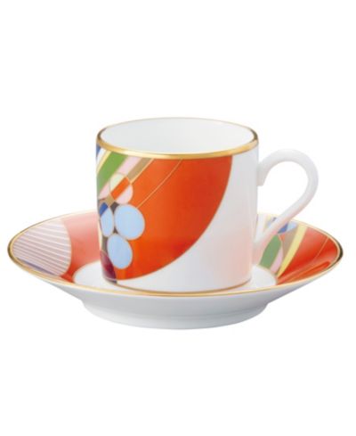 Noritake Frank Lloyd Wright March Balloons After Dinner Cup, 4 oz. & Saucer