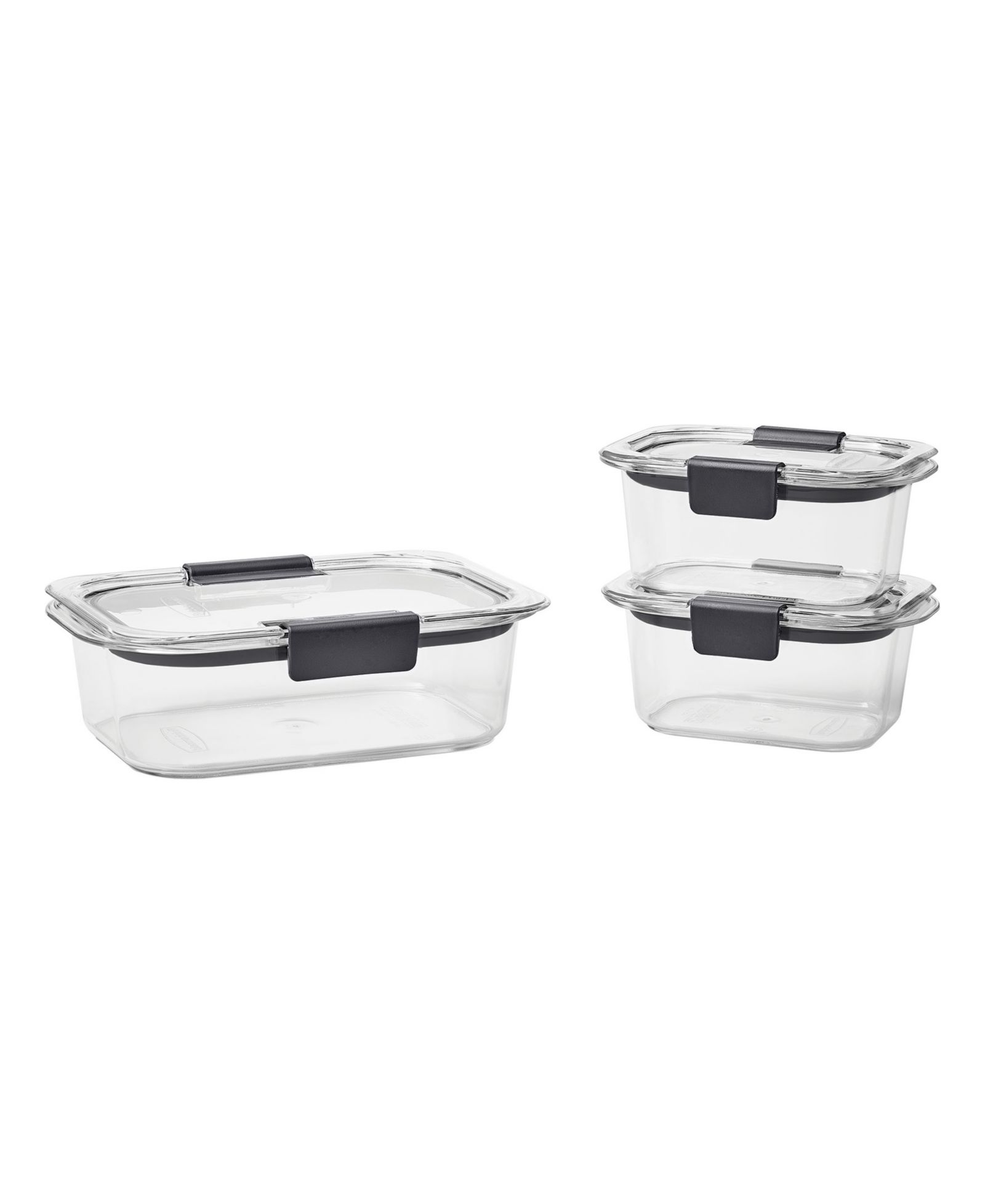Набор контейнеров для хранения еды Rubbermaid Brilliance 6-Pc. Leak-Proof