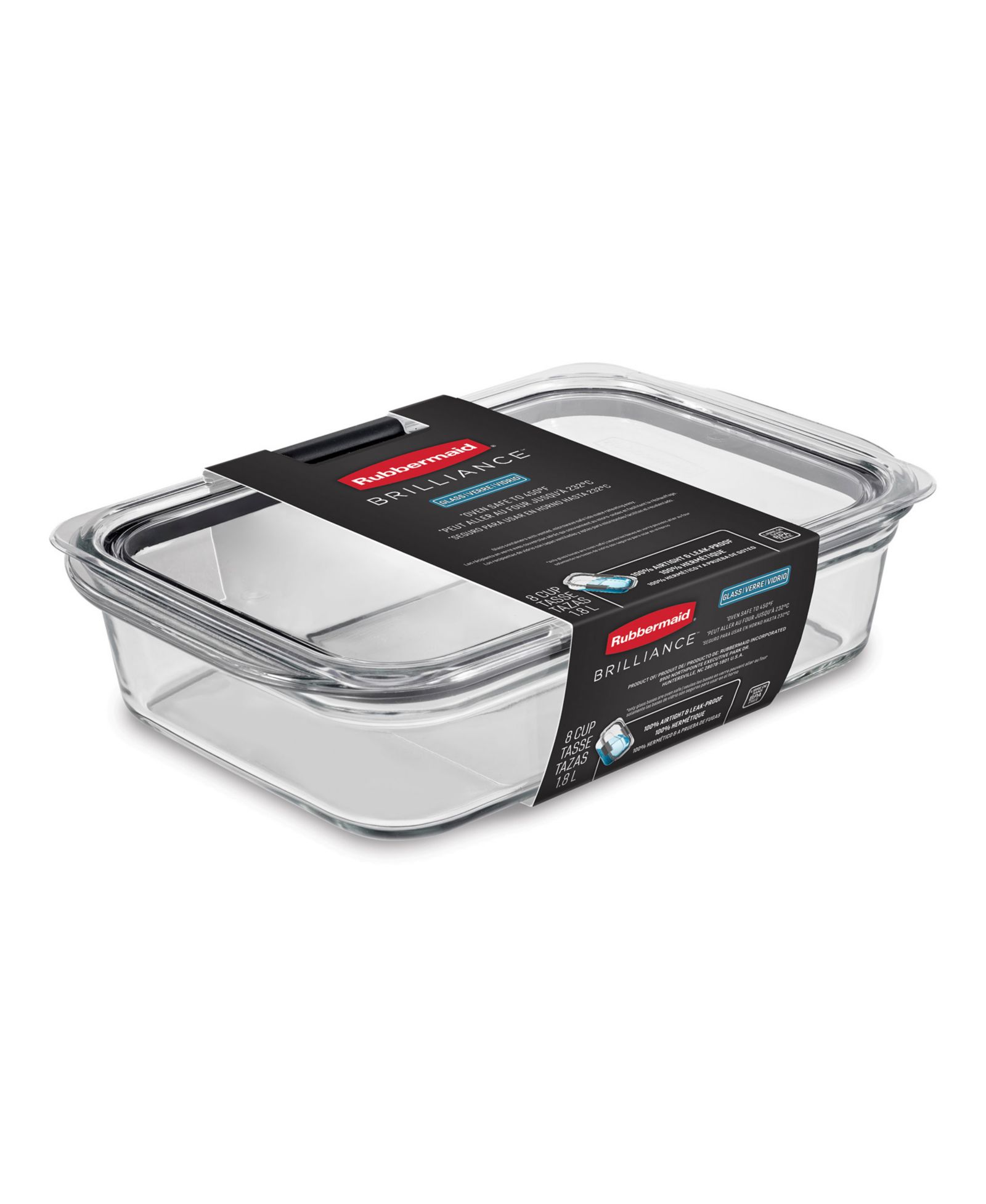 Контейнер для хранения продуктов Rubbermaid Brilliance 8-Cup