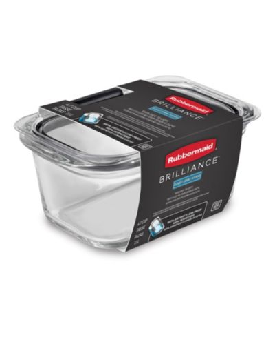 Rubbermaid Brilliance контейнер для хранения продуктов из стекла 4.7-Cup