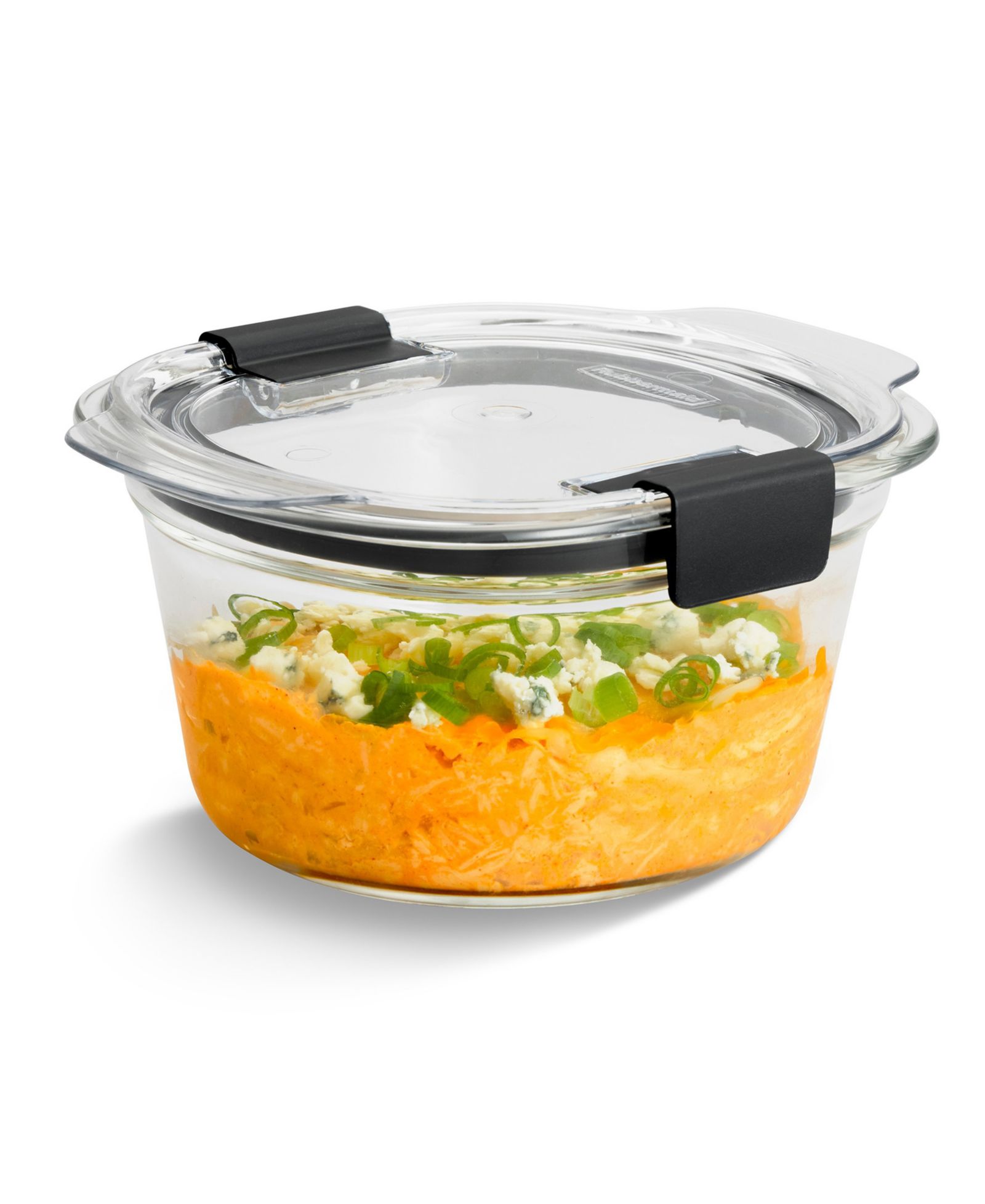 Контейнер для хранения еды Rubbermaid Brilliance, стеклянный, круглый