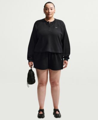 Nike Plus Sportswear Chill Waffle Loose Mid-Rise Shorts