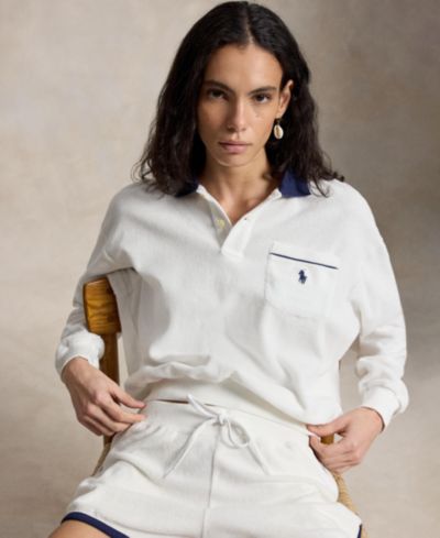 Polo Ralph Lauren Women's Long-Sleeve Collared Polo Shirt