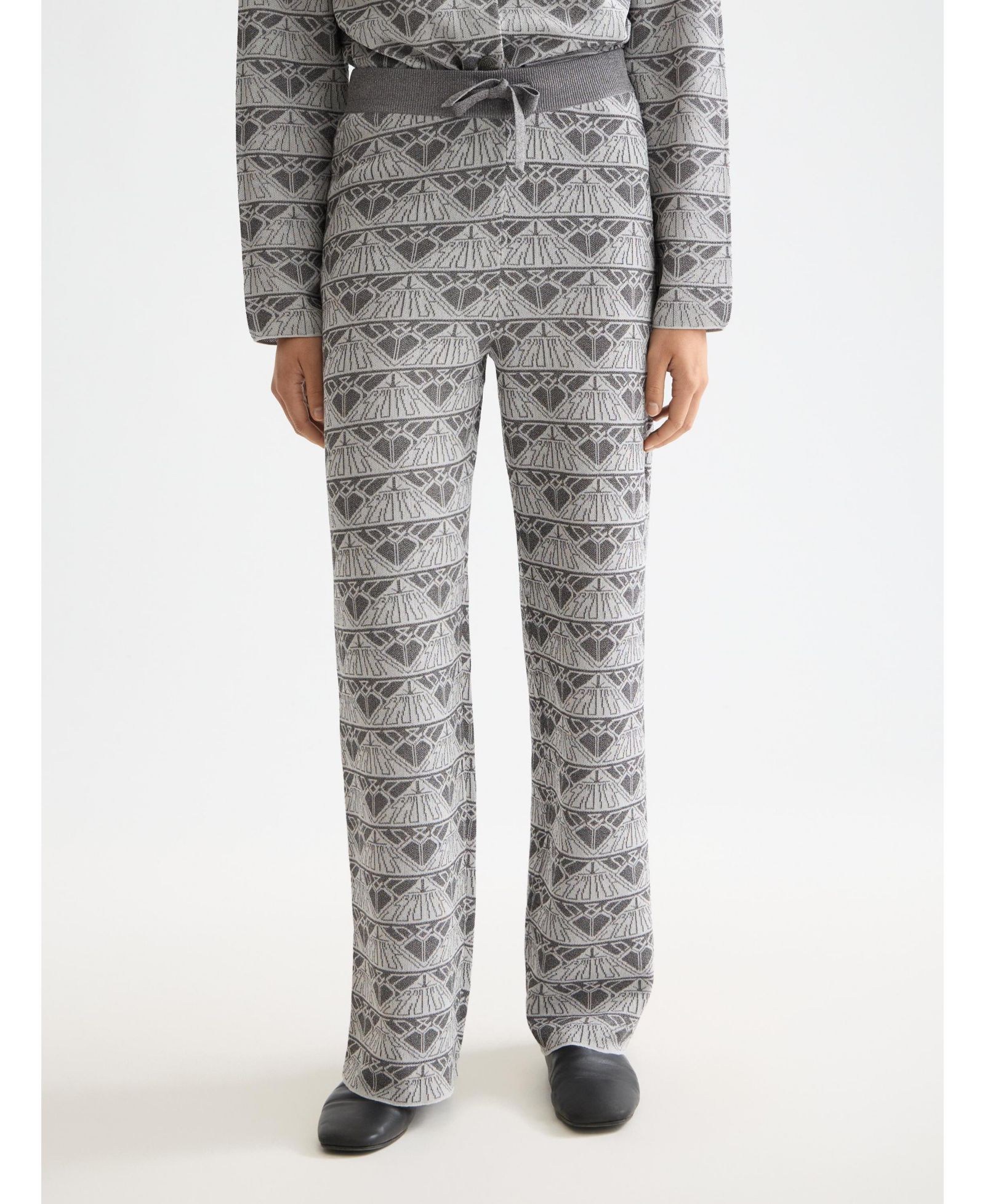 Женские брюки SCOTCH & SODA Monogram Jacquard Knitted