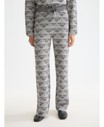 Женские брюки SCOTCH & SODA Monogram Jacquard Knitted