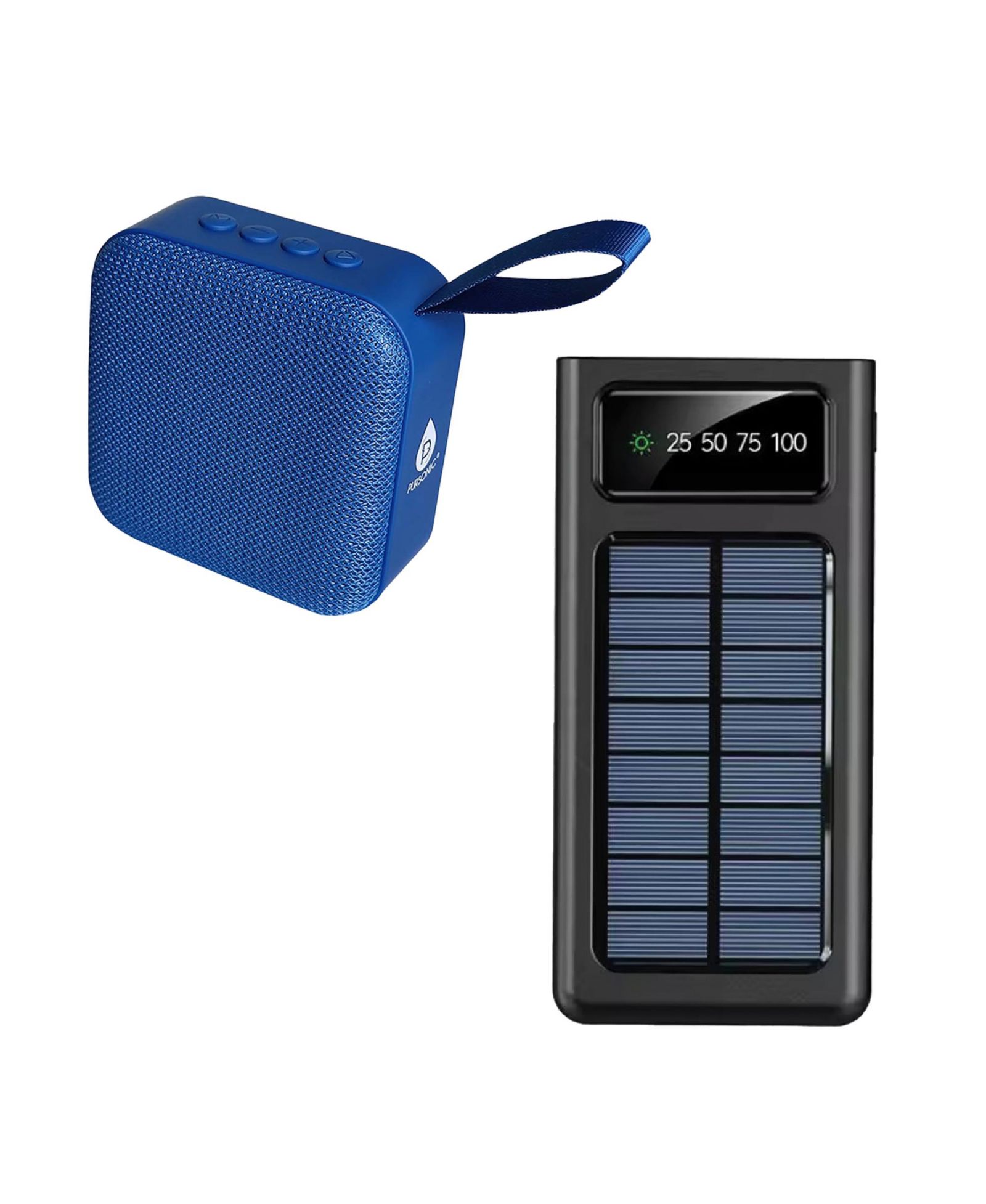 Комплект Adventure Power & Sound: портативный солнечный Power Bank + 360° беспроводная колонка