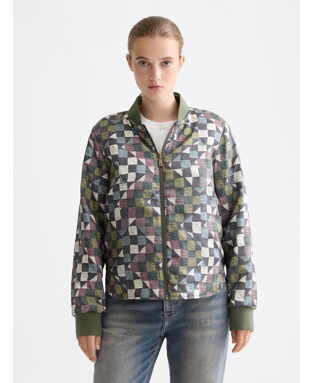 SCOTCH & SODA Женская реверсивная стеганая куртка-бомбер